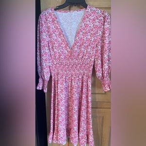 Casual light pink spring/ summer dress